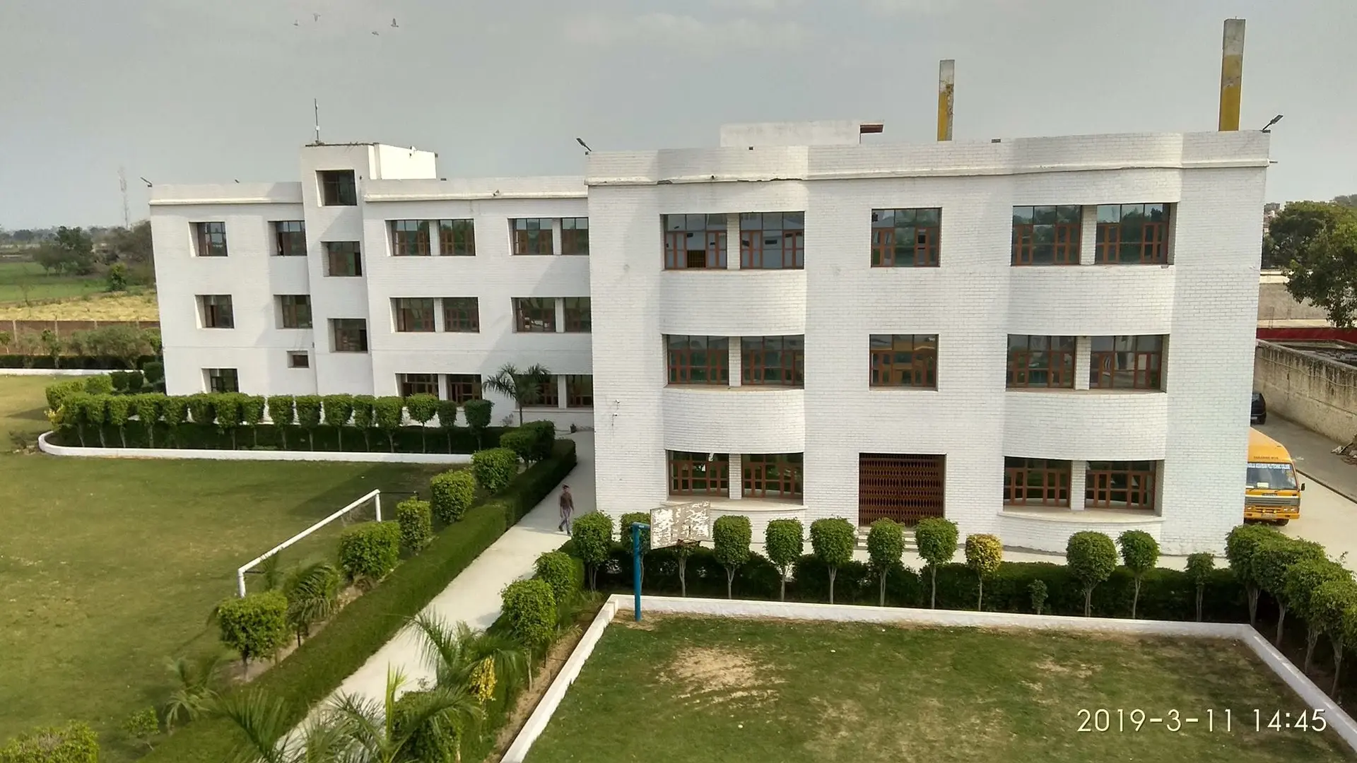 Agrasen Public School campus in Dayanatpur, Jewar